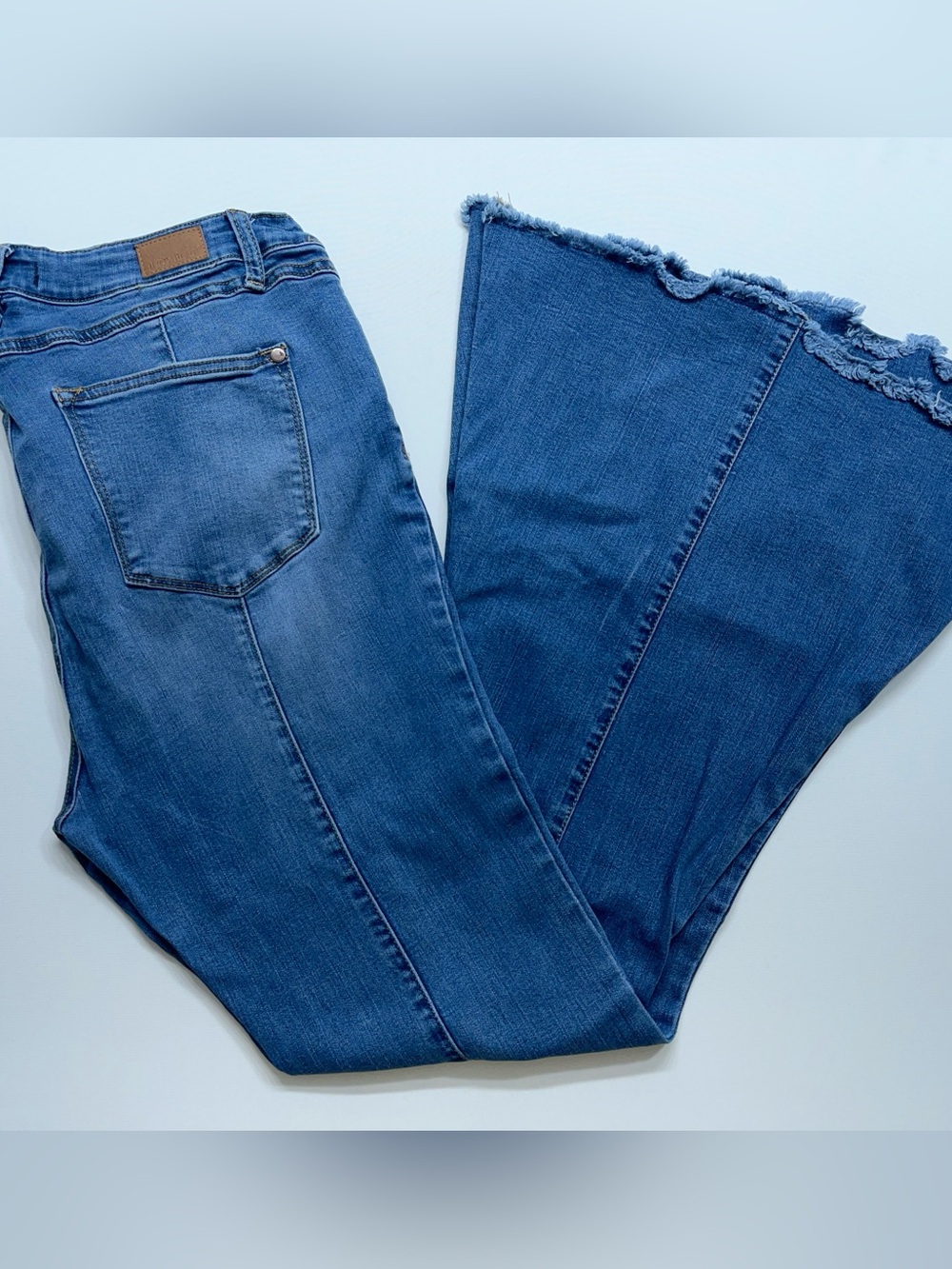 Judy Blue Jeans Womens Size 13 Super Flare Fit Stretchy Denim 31x31